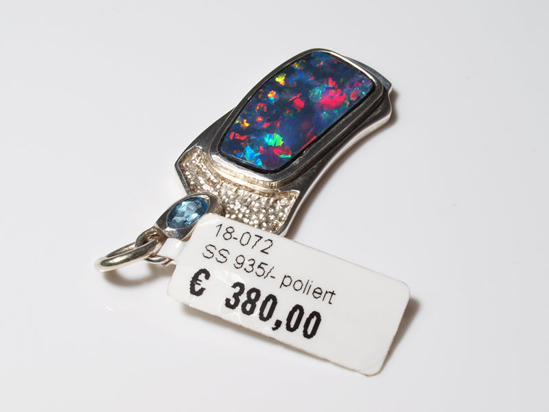Opalschmuck - Anhänger aus Silber mit Opal aus Australien