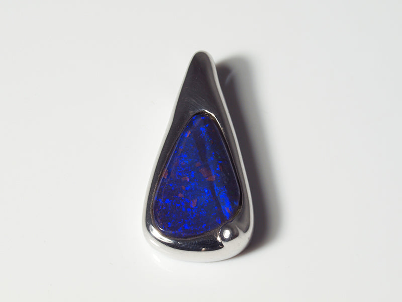 Opalschmuck - Opalanhänger aus Silber mit Boulder Opal