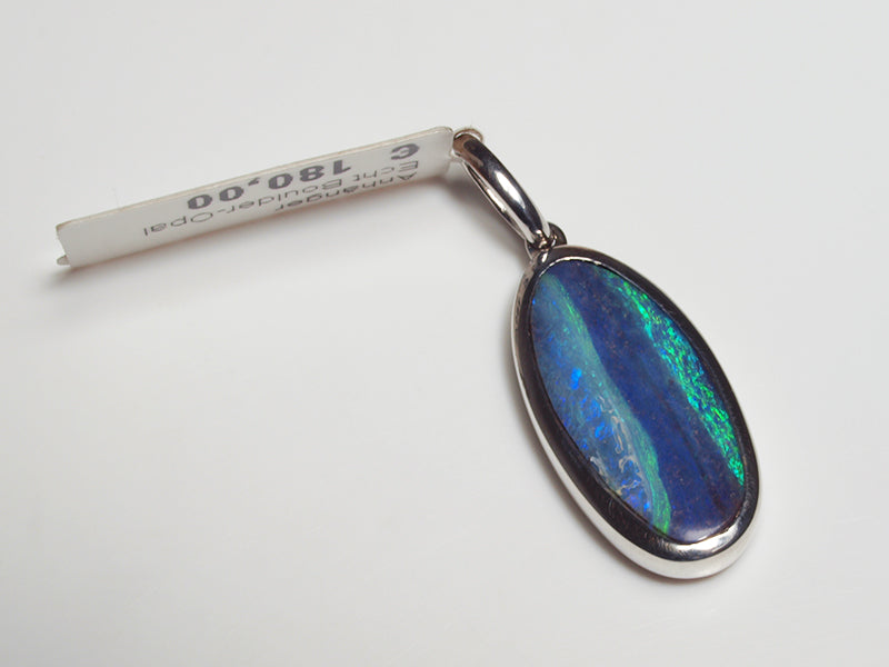 Opalschmuck - Anhänger aus Silber mit Boulder-Opal