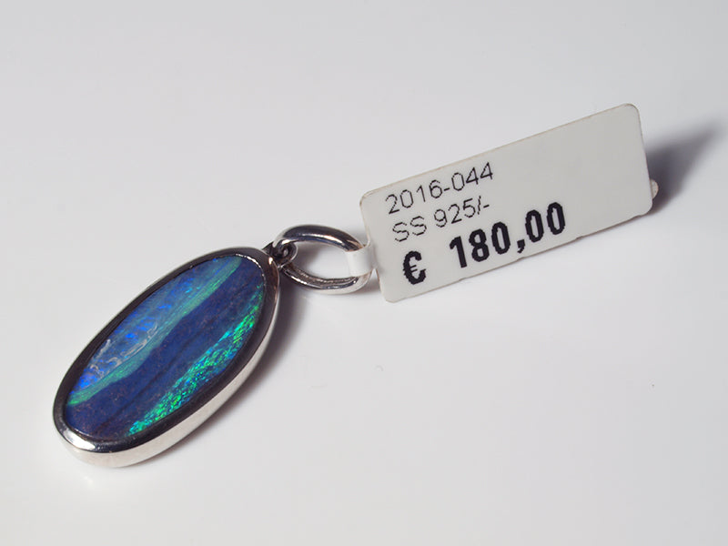 Opalschmuck - Anhänger aus Silber mit Boulder-Opal