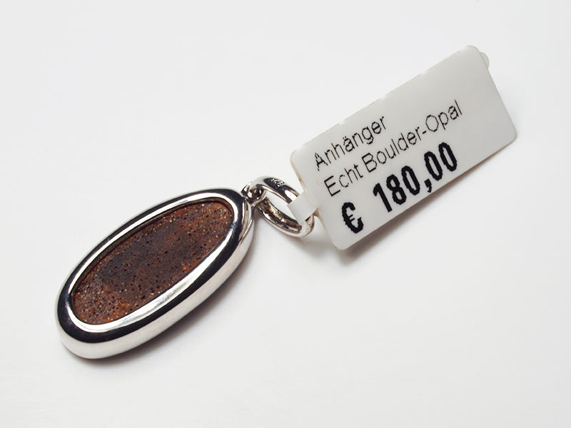 Opalschmuck - Anhänger aus Silber mit Boulder-Opal