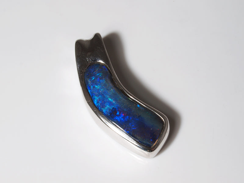 Opalschmuck - Anhänger aus Silber mit Boulder-Opal