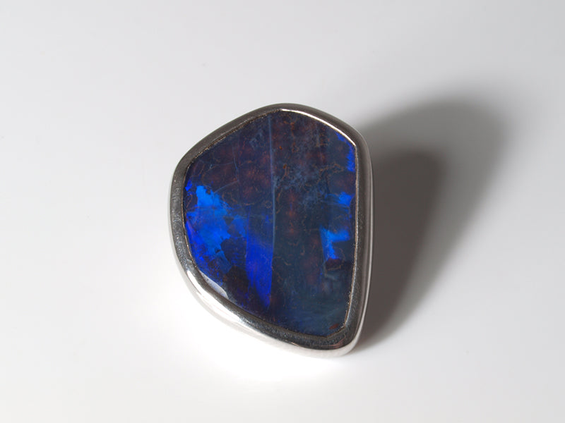 Opalschmuck - Opalanhänger aus Silber mit Boulder Opal