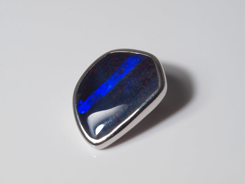 Opalschmuck - Opalanhänger aus Silber mit Boulder Opal
