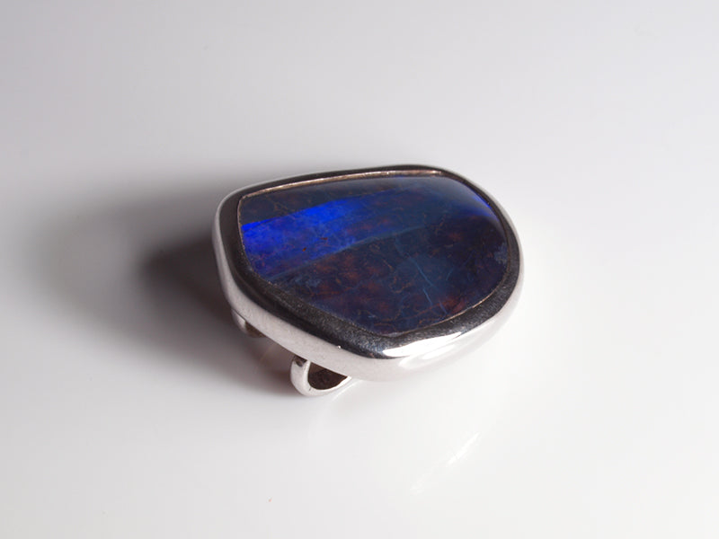 Opalschmuck - Opalanhänger aus Silber mit Boulder Opal