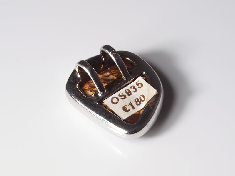 Opalschmuck - Opalanhänger aus Silber mit Boulder Opal