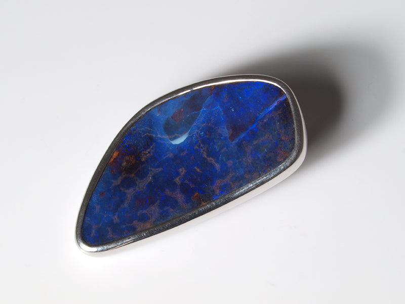 Opalschmuck - Opalanhänger aus Silber mit Boulder Opal