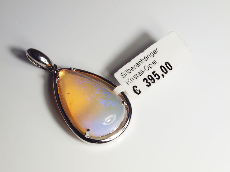 Opal - Silberschmuck, Anhänger mit Kristallopal