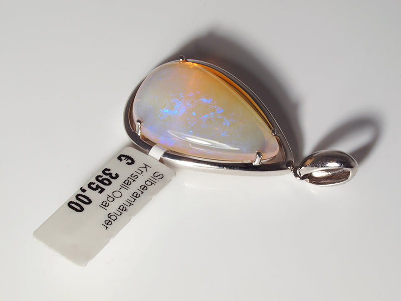 Opal - Silberschmuck, Anhänger mit Kristallopal