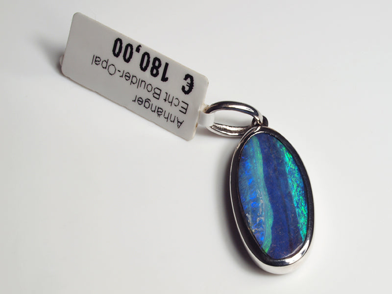 Opalschmuck - Anhänger aus Silber mit Boulder-Opal