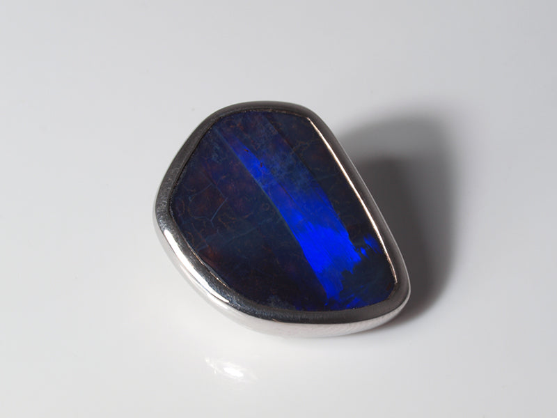 Opalschmuck - Opalanhänger aus Silber mit Boulder Opal