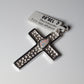 Anhänger Kreuz Silber Opal Australien
