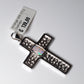 Anhänger Kreuz Silber Opal Australien