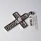 Anhänger Kreuz Silber Opal Australien