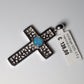 Anhänger Kreuz Silber Opal Australien