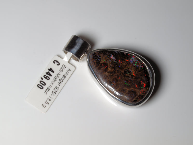 Opal Australien Anhänger Silber