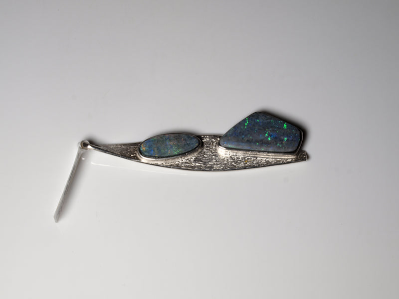 Opal Australien Anhänger Silber