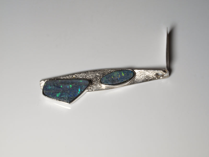 Opal Australien Anhänger Silber