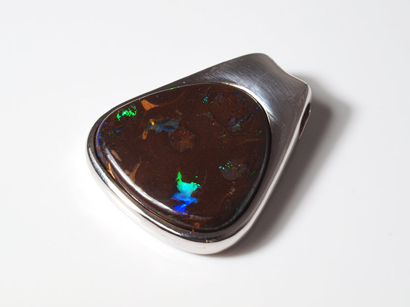 Opal Anhänger Silber mit Opal aus Australien