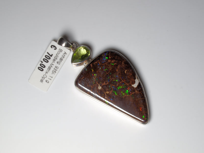Opal Australien Anhänger Silber