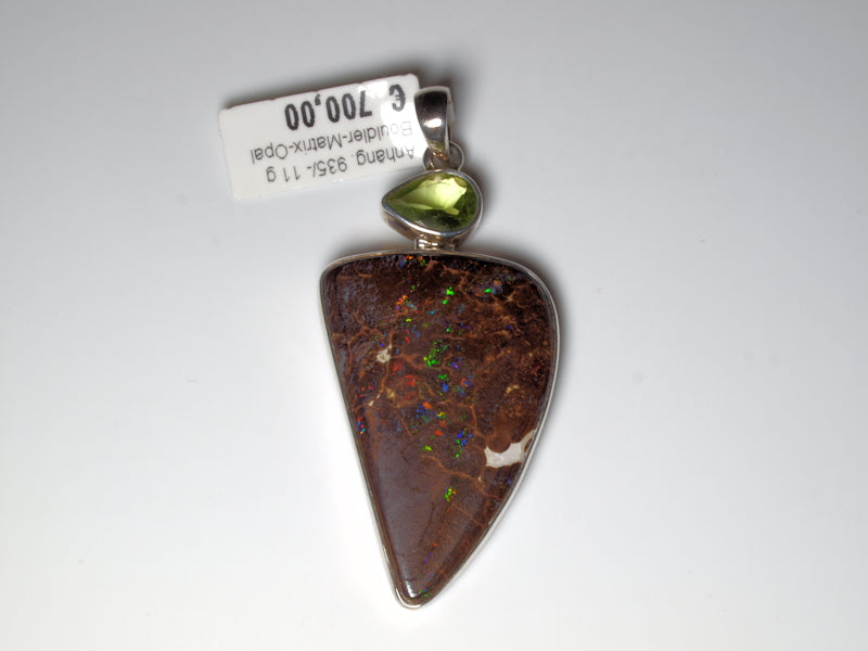 Opal Australien Anhänger Silber