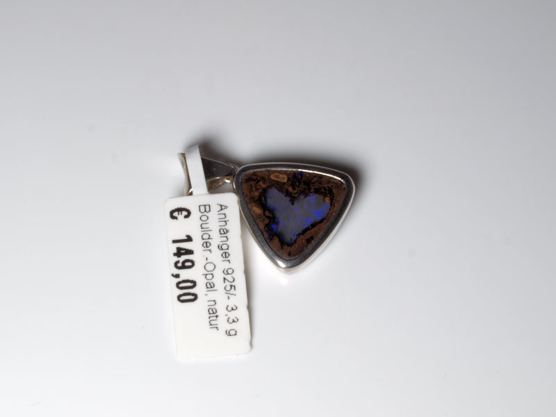 Opalschmuck, Anhänger Silber Boulder Opal Australien