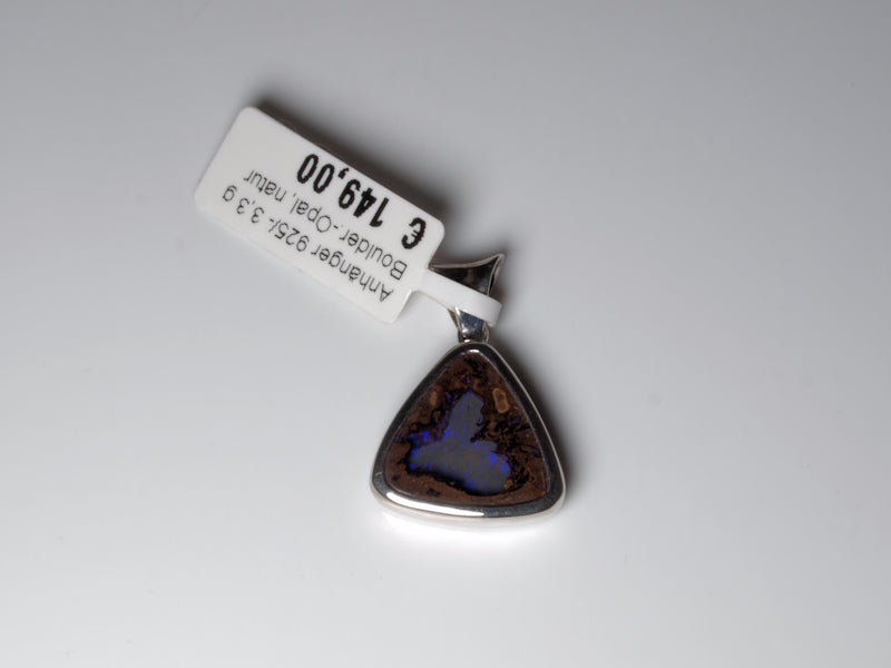 Opalschmuck, Anhänger Silber Boulder Opal Australien
