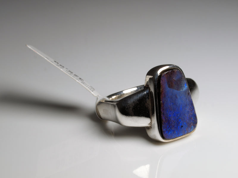 Opal Silberschmuck, Ring aus Silber mit Opal aus Australien