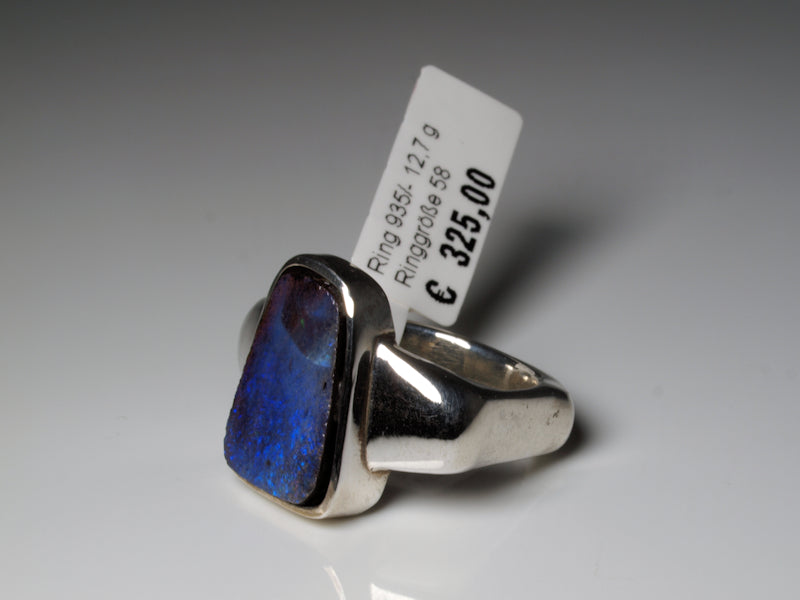 Opal Silberschmuck, Ring aus Silber mit Opal aus Australien
