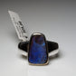 Opal Silberschmuck, Ring aus Silber mit Opal aus Australien