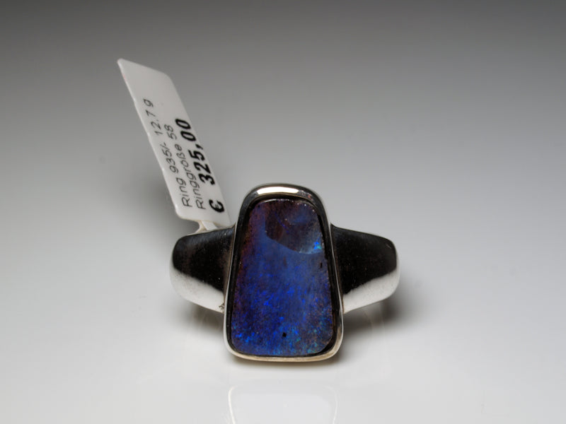Opal Silberschmuck, Ring aus Silber mit Opal aus Australien
