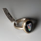 Opal Silberschmuck, Ring aus Silber mit Opal aus Australien