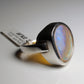 Opal Silberschmuck, Ring aus Silber mit Opal aus Australien