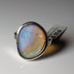 Opal Silberschmuck, Ring aus Silber mit Opal aus Australien