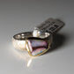 Opal Silberschmuck, Ring aus Silber mit Opal aus Australien