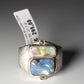 Opal Silberschmuck, Ring aus Silber mit Opal aus Australien