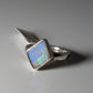 Opal Silberschmuck, Ring aus Silber mit Opal aus Australien