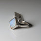 Opal Silberschmuck, Ring aus Silber mit Opal aus Australien