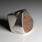 Opal Silberschmuck, Ring aus Silber mit Opal aus Australien