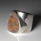 Opal Silberschmuck, Ring aus Silber mit Opal aus Australien