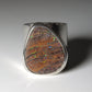 Opal Silberschmuck, Ring aus Silber mit Opal aus Australien