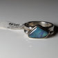 Opal Silberschmuck, Ring aus Silber mit Opal aus Australien