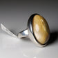 Opal Silberschmuck, Ring aus Silber mit Opal aus Australien