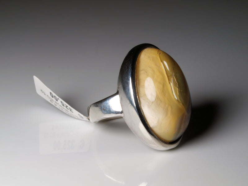 Opal Silberschmuck, Ring aus Silber mit Opal aus Australien