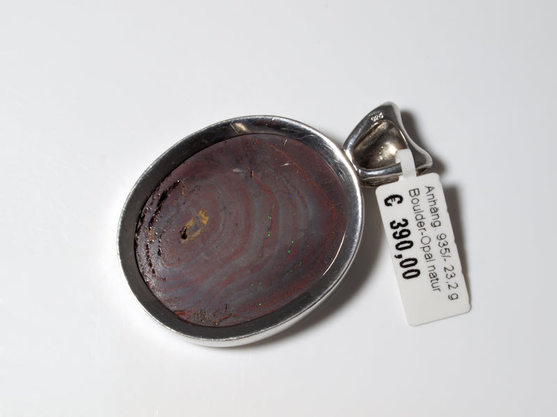 Opalschmuck Anhaenger Silber Opal Australien