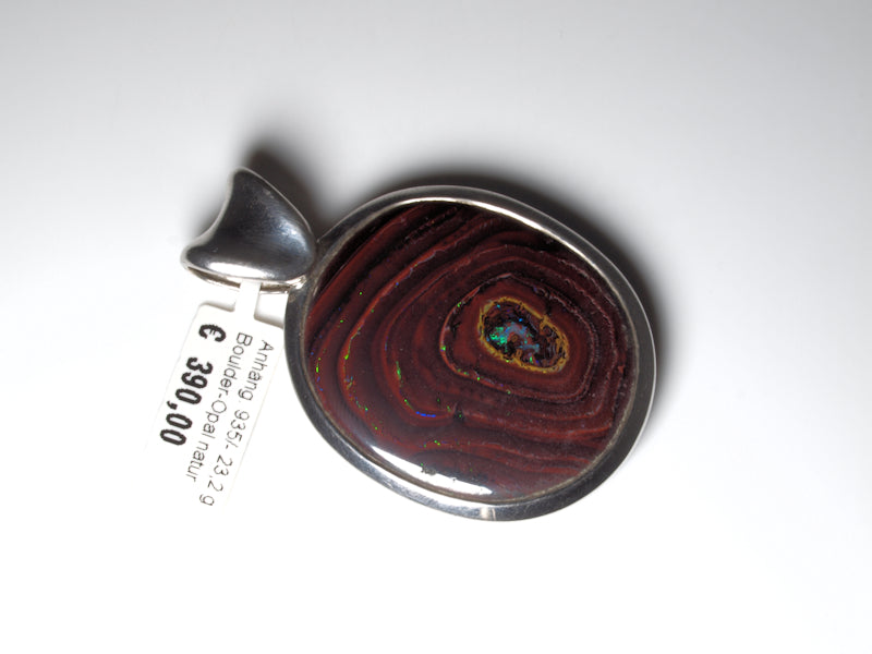 Opalschmuck Anhaenger Silber Opal Australien