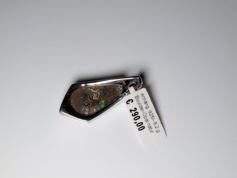 Opalschmuck Anhaenger Silber Opal Australien
