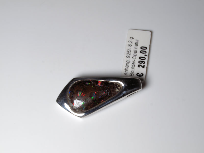 Opalschmuck Anhaenger Silber Opal Australien