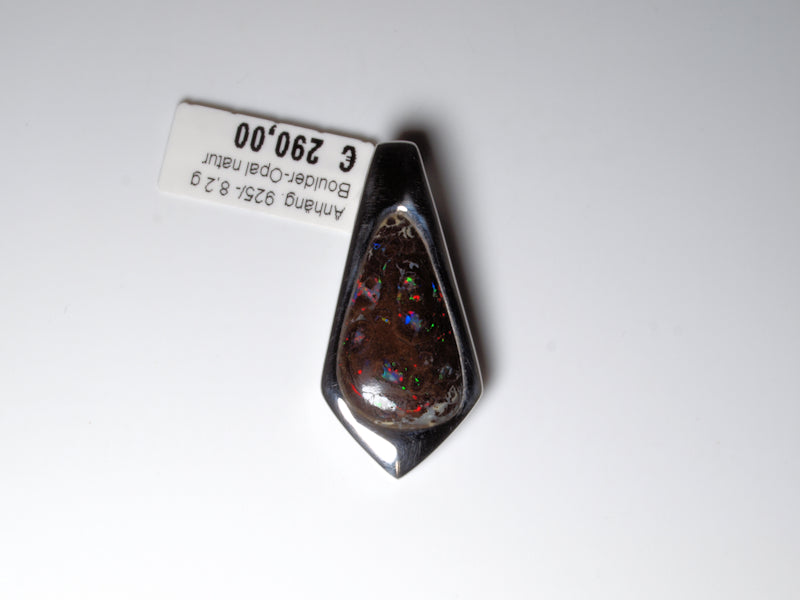 Opalschmuck Anhaenger Silber Opal Australien