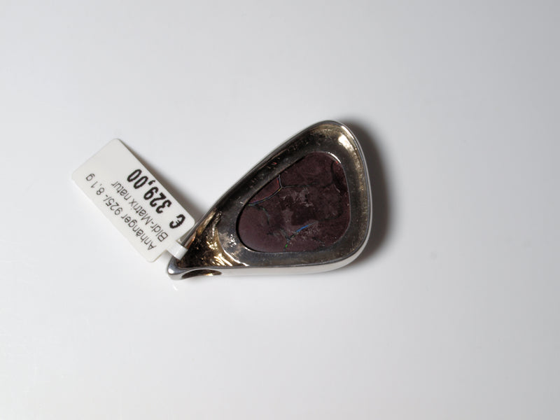 Opalschmuck Anhaenger Silber Opal Australien